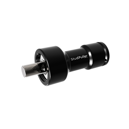 Heavy duty StudPuller gripping a threaded stud, shown on a white background